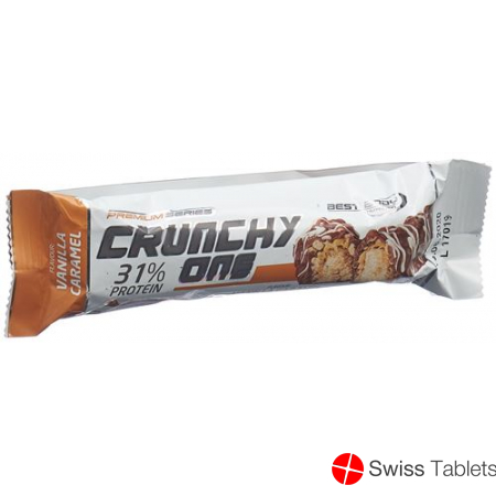 Best Body Crunchy One Bar Vanilla Caram 51g buy online Best Body Crunchy One Bar Vanilla Caram 51g buy online