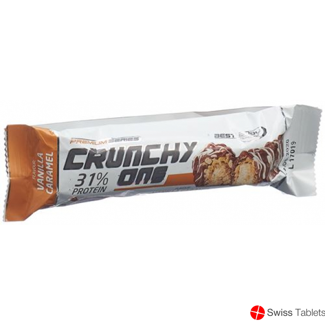 Best Body Crunchy One Bar Vanilla Caram 51g buy online Best Body Crunchy One Bar Vanilla Caram 51g buy online