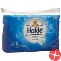 Hakle Klassische Sauberkeit Weiss FSC 6 Stück