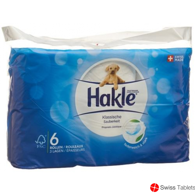 Hakle Klassische Sauberkeit Weiss FSC 6 Stück buy online