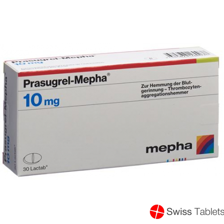 Prasugrel Mepha Lactab 10mg 100 Stück buy online