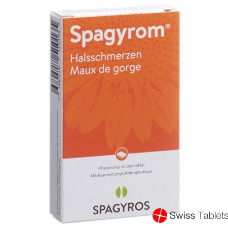 Spagyrom Halsschmerzen Lutschtabletten 22 Stück buy online