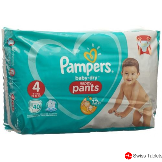 Pampers Baby Dry Pants Grösse 4 9-15kg Max Spar 41 Stück buy online