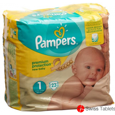 Pampers Prem Prot Grösse 1 2-5kg Nb Tragepack 26 Stück buy online