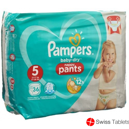 Pampers Baby Dry Pants Gr5 12-17kg Junior Saver Pack 37 pcs