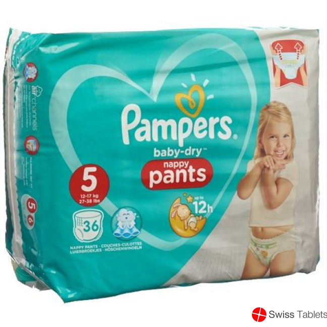 Pampers Baby Dry Pants Gr5 12-17kg Junior Saver Pack 37 pcs