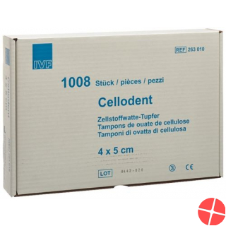 Cellodent Tupfer 4x5cm 12fach Box 15120 Stück