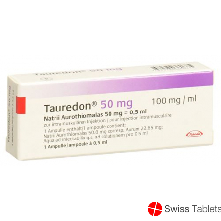 Tauredon Injektionslösung 50mg/0.5ml Ampullen 0.5ml buy online