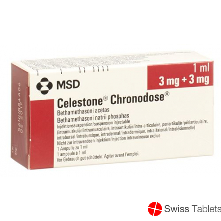 Celestone Chronodose Injektionslösung 25 Ampullen 1ml buy online
