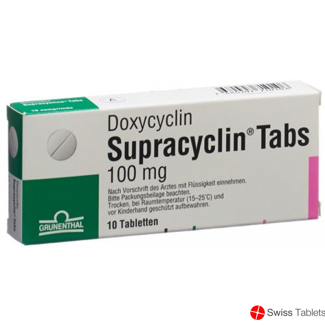 Supracyclin Tabs Tabletten 100mg 20 Stück buy online