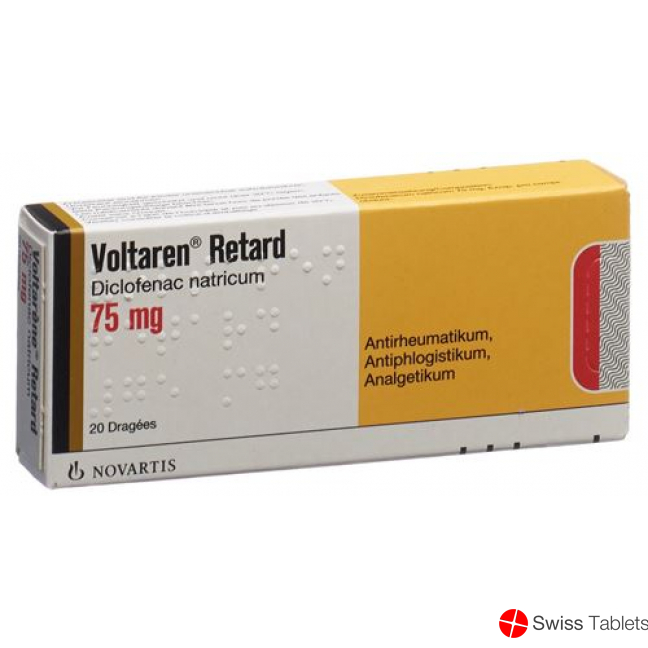 Voltaren 75mg 100 Retard-Dragées buy online