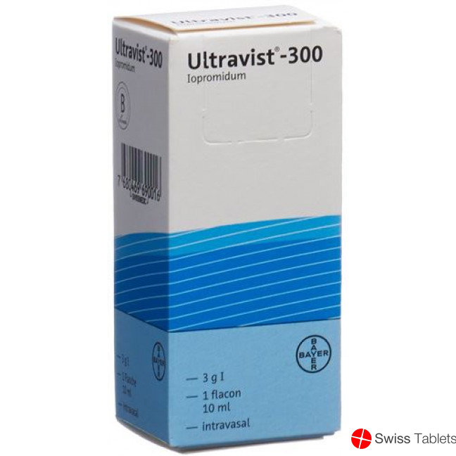 Ultravist Injektionslösung 300mg Flasche 200ml buy online