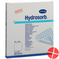 Hydrosorb Hydrogel Verband 10x10cm Steril 5 Stück