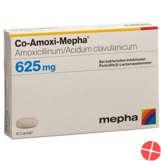 Co Amoxi Mepha Lactabs 625mg 20 Stück