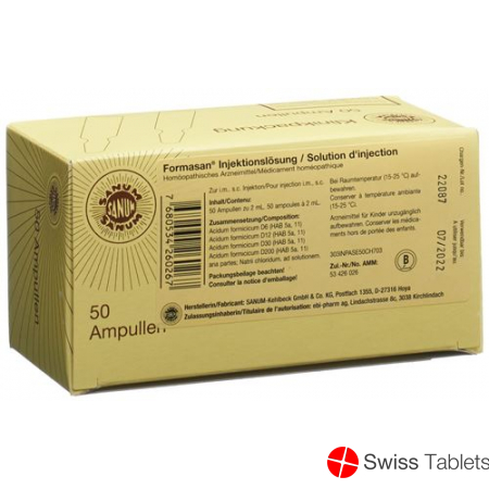 Formasan Injektionslösung 10 Ampullen 2ml buy online