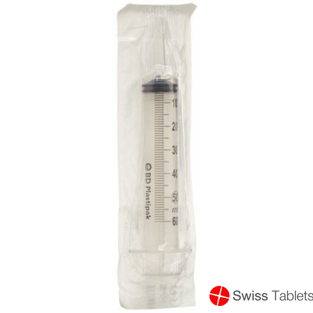 BD Plastipak Wund Blasenspritz 50/60ml 3-teilig 60 Stück buy online