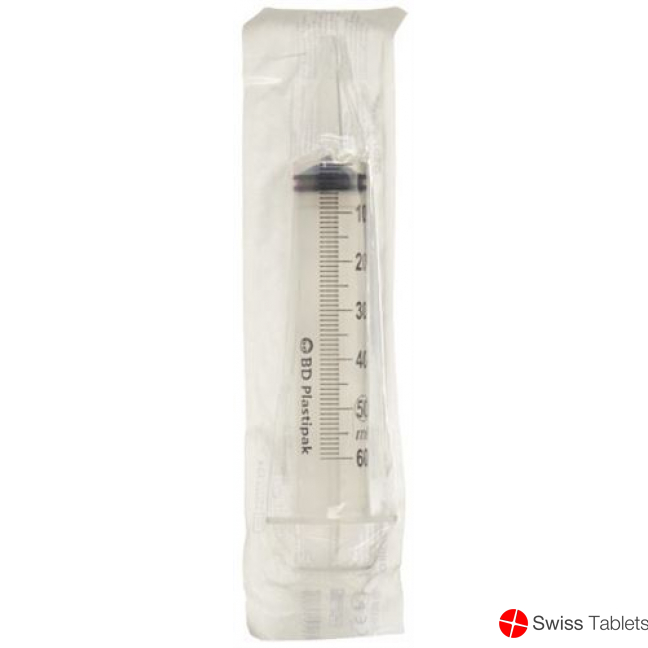 BD Plastipak Wund Blasenspritz 50/60ml 3-teilig 60 Stück buy online