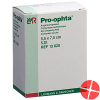 Pro-Ophta Augenkompresse 5.5x7.5cm Ungeschweisst 50 Stück
