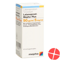 Latanoprost Mepha Plus Augentropfen 3 Flasche 2.5ml