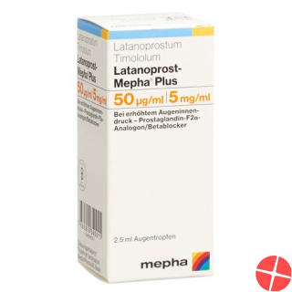 Latanoprost Mepha Plus Augentropfen 3 Flasche 2.5ml