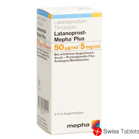 Latanoprost Mepha Plus Augentropfen 3 Flasche 2.5ml buy online
