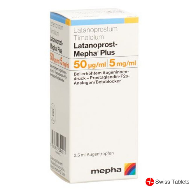 Latanoprost Mepha Plus Augentropfen 3 Flasche 2.5ml buy online
