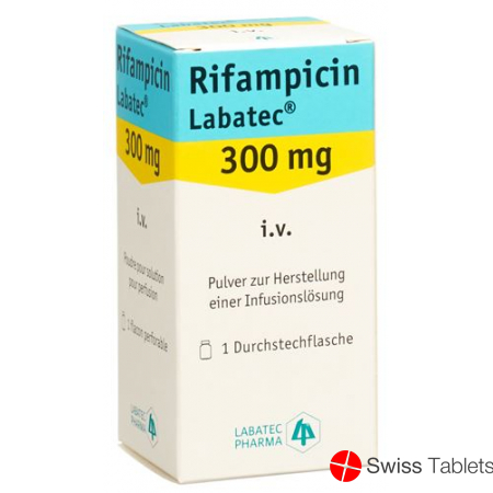 Rifampicin Labatec Trockensub 300 mg i.v. Durchstf 10 pcs