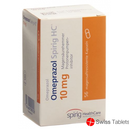 Omeprazol Spirig HC Kapseln 10mg (neu) Dose 28 Stück buy online