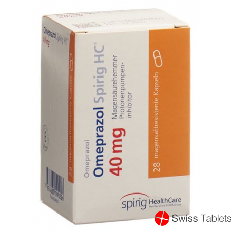 Omeprazol Spirig HC Kapseln 40mg Dose 7 Stück buy online