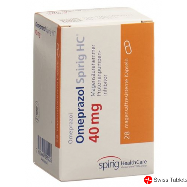 Omeprazol Spirig HC Kapseln 40mg Dose 7 Stück buy online