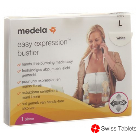 Medela Easy Expression Bustier L White buy online