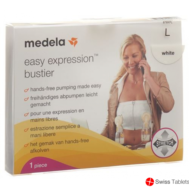Medela Easy Expression Bustier L White buy online