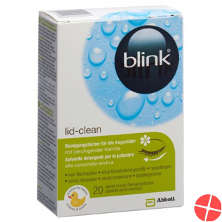 Blink Lid-Clean Reinigungstücher 20 Stück