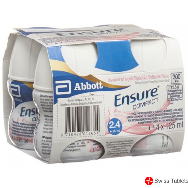 Ensure Compact 2.4 Kcal Drink Erdbeer 24 Flasche 125ml buy online