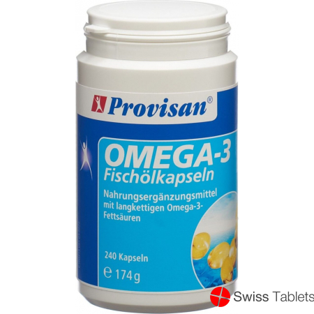 Provisan Omega 3 fish oil 240 capsules