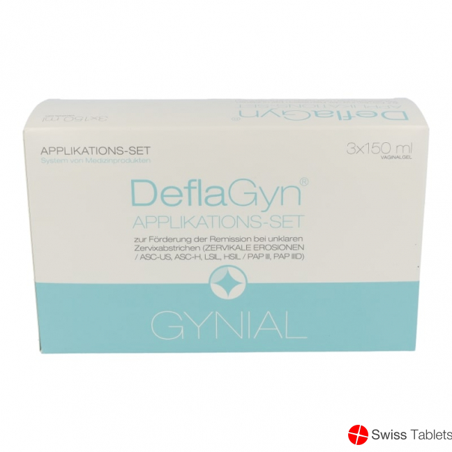 DeflaGyn Vaginal Gel (3x28 application) 3 x 150 ml