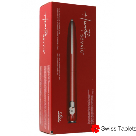 HumaPen Savvio Pen for insulin injections red HumaPen Savvio Pen for insulin injections red
