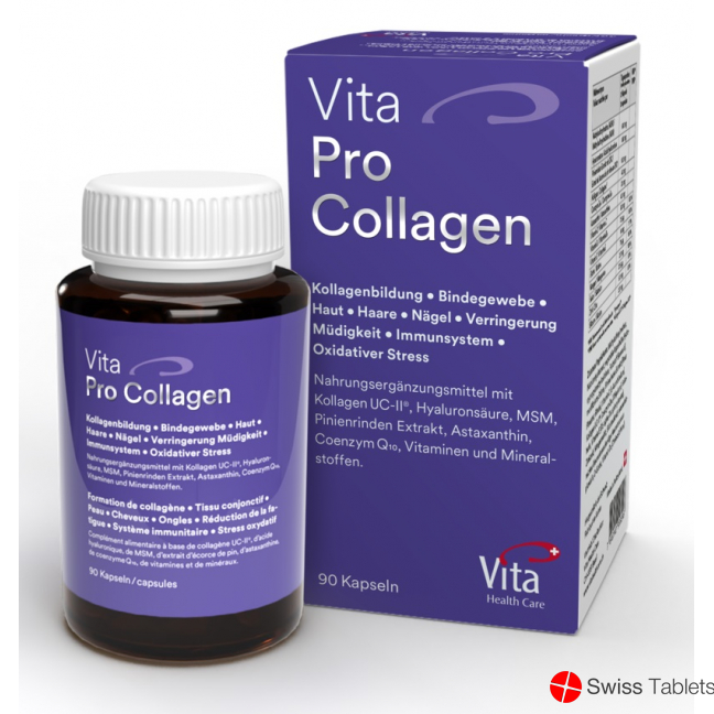 Vita Pro Collagen Kapseln Glas 90 Stück buy online