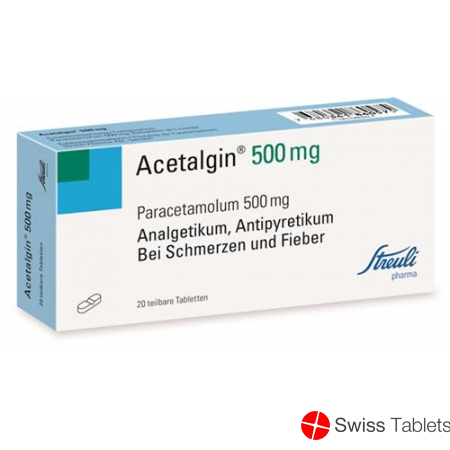 Acetalgin 500mg 20 Tabletten buy online