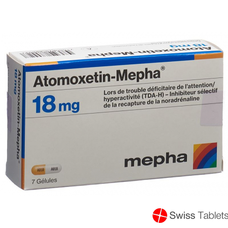 Atomoxetin Mepha Kapseln 18mg 7 Stück buy online