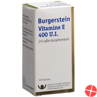 BURGERSTEIN Vitamin E capsules 400 IE