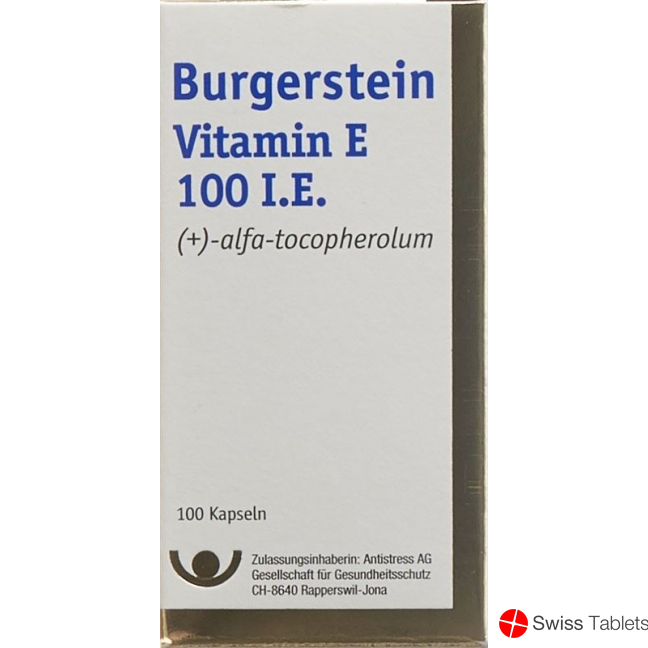 Burgerstein Vitamin E capsules 100 IE Ds 100 pieces buy online