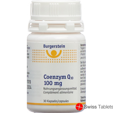 Burgerstein Coenzym Q10 capsules 100 mg Ds 30 pieces buy online