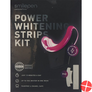 SMILEPEN Pow Whiten Strips Kit Strips&Accelerator
