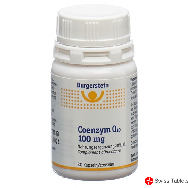 Burgerstein Coenzym Q10 capsules 100 mg Ds 30 pieces buy online