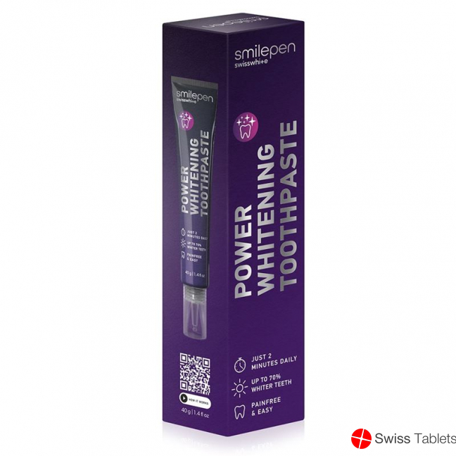 Smilepen Power Whitening Zahnpasta Tube 40g buy online