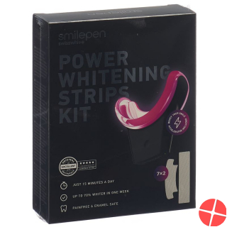 SMILEPEN Pow Whiten Strips Kit Strips&Accelerator