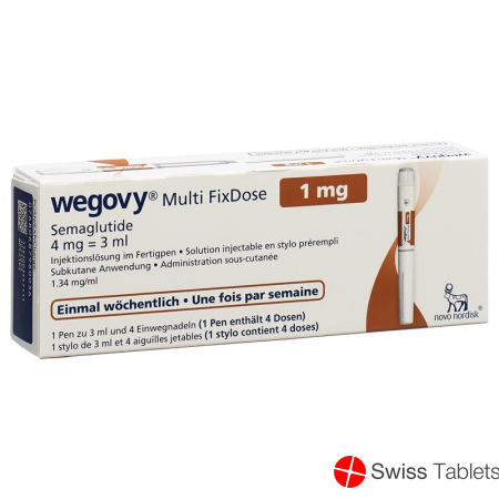 Wegovy Multi FixDose injection solution 1 mg pre-filled pen