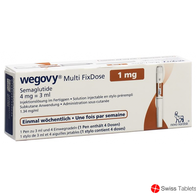 Wegovy Multi FixDose injection solution 1 mg pre-filled pen