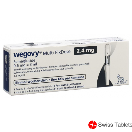 Wegovy Multi FixDose injection solution 2.4 mg pre-filled pen